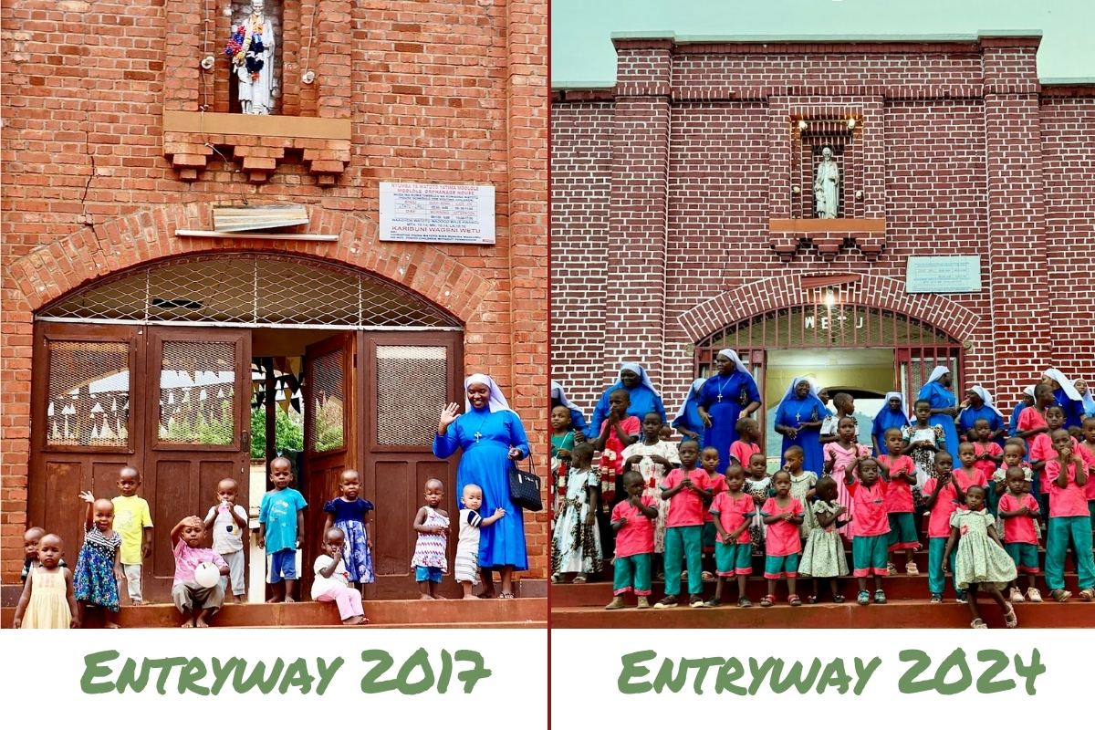 Because of improvements made to the Orphanage Centre of the Immaculate Heart of Mary Sisters, the children who are cared for there have an improved quality of life.