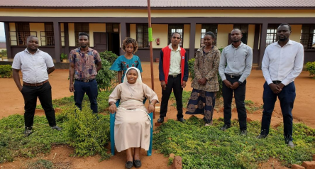 Headmistress Sr. Maria N. Isaya with other staff at Mother Kevin 
Secondary School in Tanzania