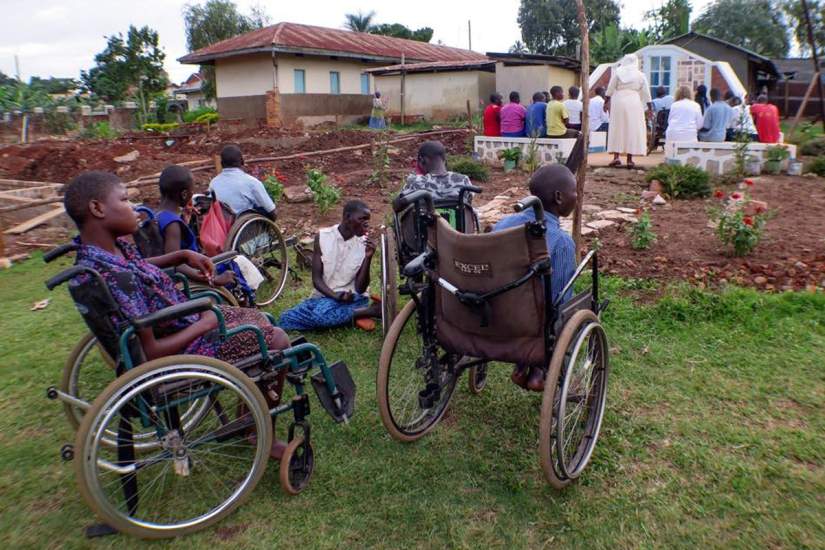 The Providence Home comprises of the physical and psychologically handicapped, orphans, the elderly, deaf, mentally ill and the blind. But they are happy, full of love and such a joy to be around. [Source]