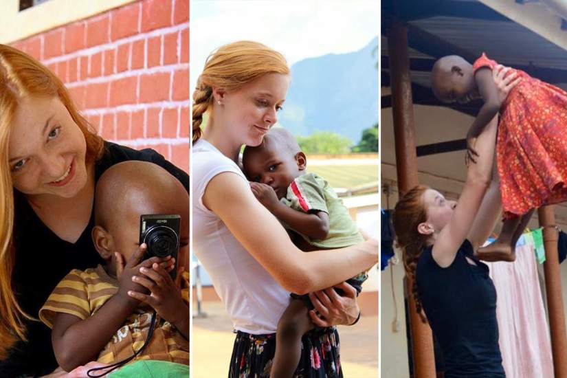 At the Mgolole Sisters’ Orphanage, while most of the children didn't speak English, Emily easily connected with them by playing games and laughing.