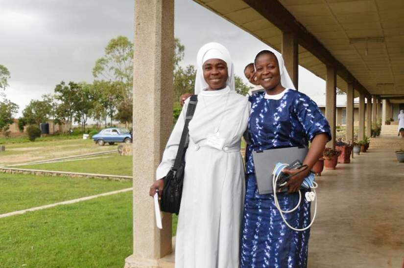 Sr. Clare, DHS and Sr. Leonie, SOM