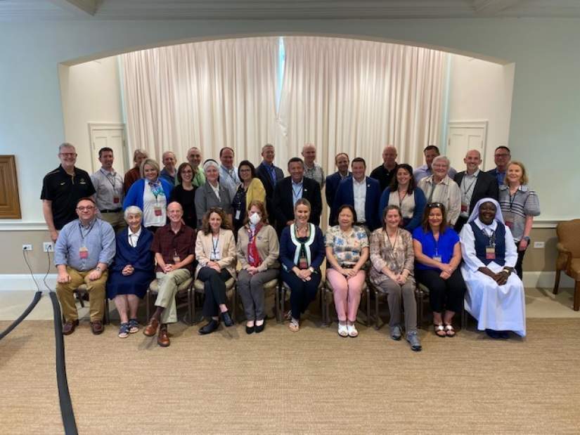 Attendees of the IACHE seminar at Boston College in July of 2022.