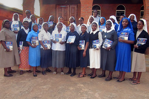 Students from the ASEC SLDI program Basic Technology workshop held in Malawi, February 2016.