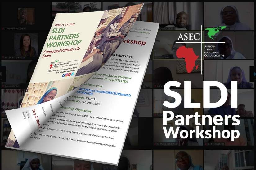 The Virtual SLDI Partners Workshop took place from June 15-17, 2021, with attendees logging in from the USA and the 10 African countries ASEC serves.
