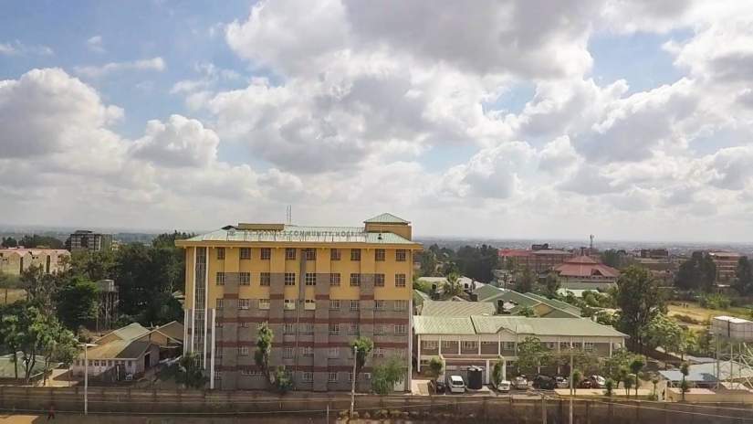 Since completing her Nursing degree through ASEC's HESA program, Sr. Esther Wairimu, LSOSF, has been promoted to CEO of St. Francis Community Hospital (above), an approved faith-based teaching and referral health facility in Nairobi.