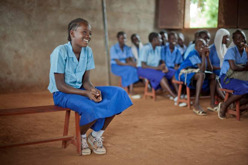 Because of this project many girls now have the opportunity to go to school instead of spending time collecting water.