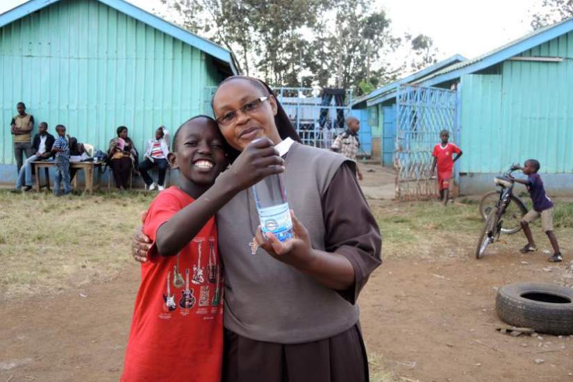 Sr. Catherine, an SLDI mentee, raised funds to establish the Ukweli Oasis Drinking Water bottling project which also provides employment opportunities and a chance for orphaned boys to gain experience running a business.