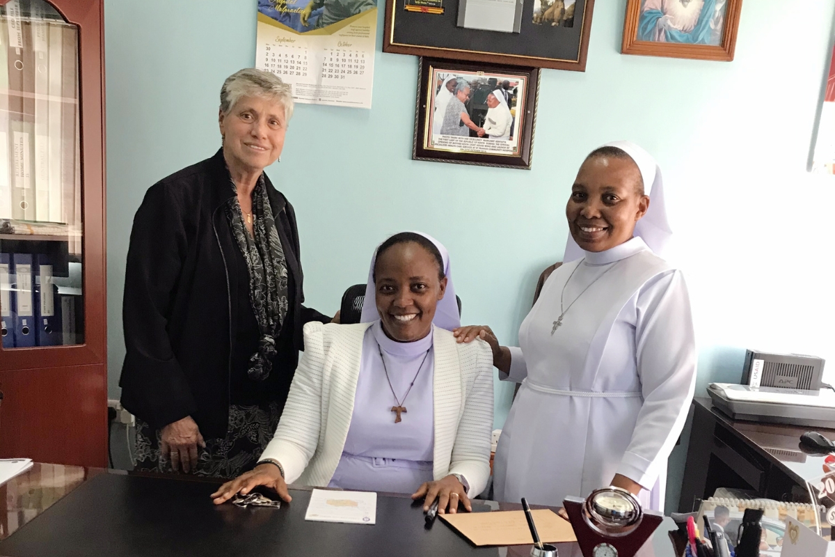 Sr. Esther Wairimu Mwangi, LSOSF, HESA alum, serves at St. Francis Hospital in Kenya.