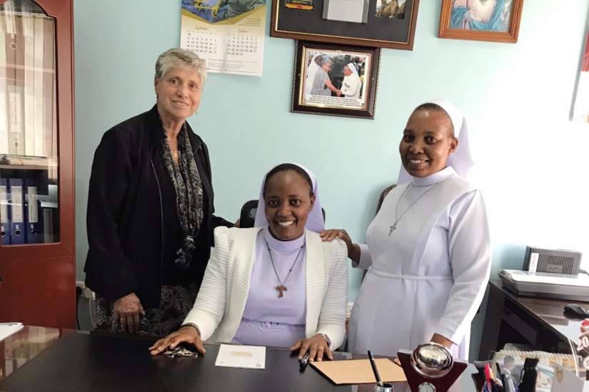Sr. Esther Wairimu Mwangi, LSOSF, HESA alum, serves at St. Francis Hospital in Kenya.