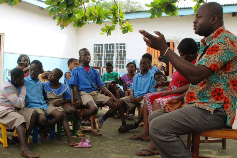 One of the sites for the 2019 Service Learning trip to Ghana is the Padre Pio Rehabilitation Centre for children and adults with diabilities. Photo courtesy of padrepio-rehab.com