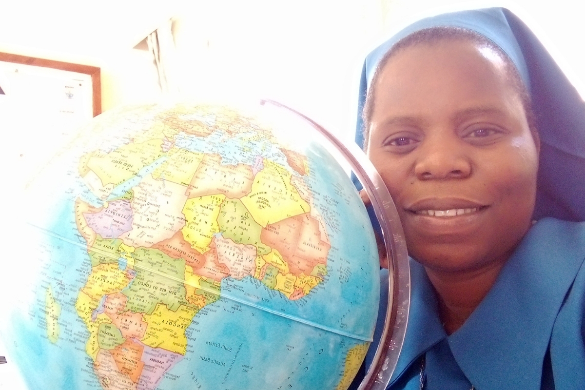 Sr. Agnes Kachali, SHR, Geography Teacher at Kaseye Girls Secondary School, Malawi.