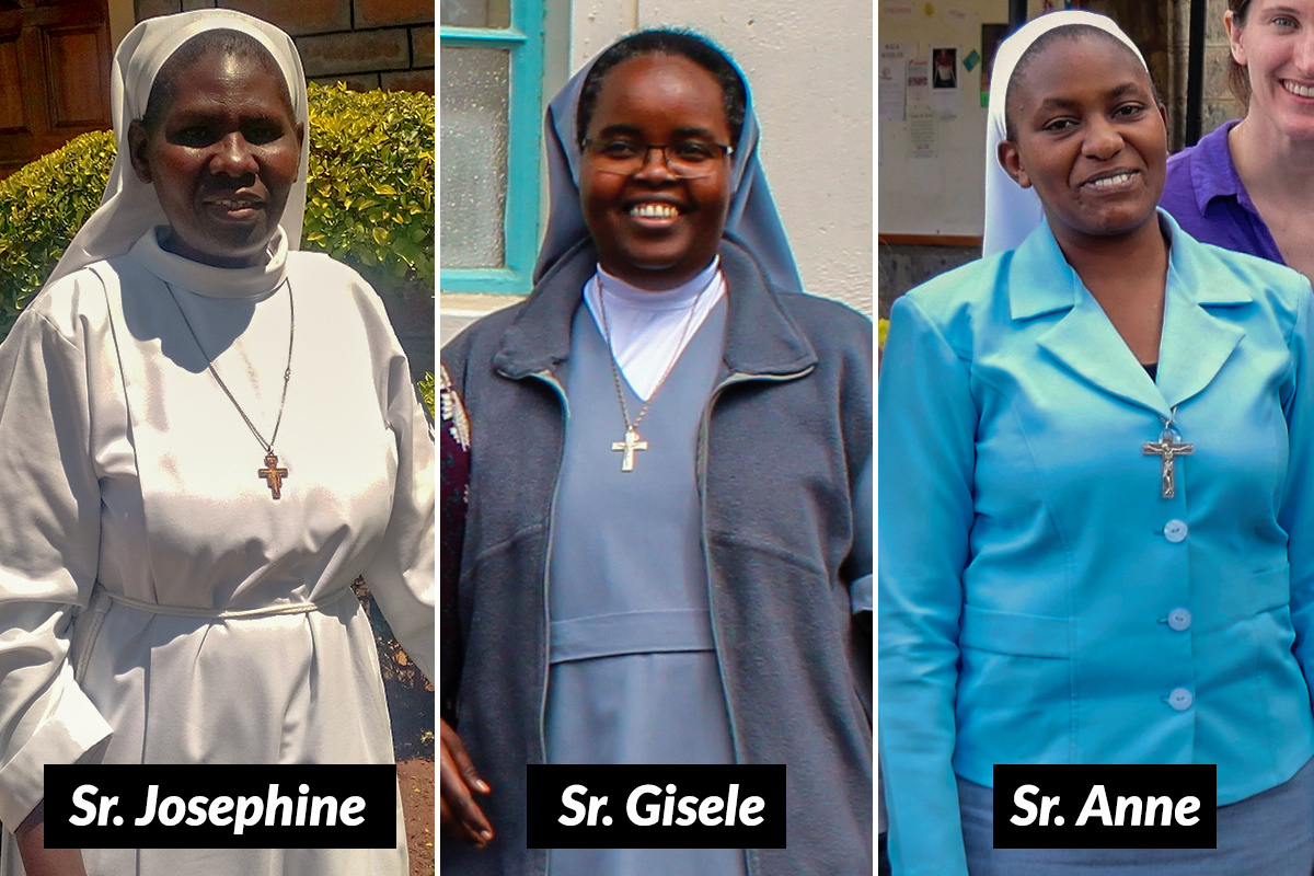 Sisters Josephine, Gisele and Anne are providing holistic education for students in Kenya.