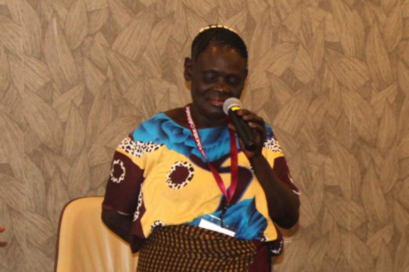 Angelina Akoth sharing her story.