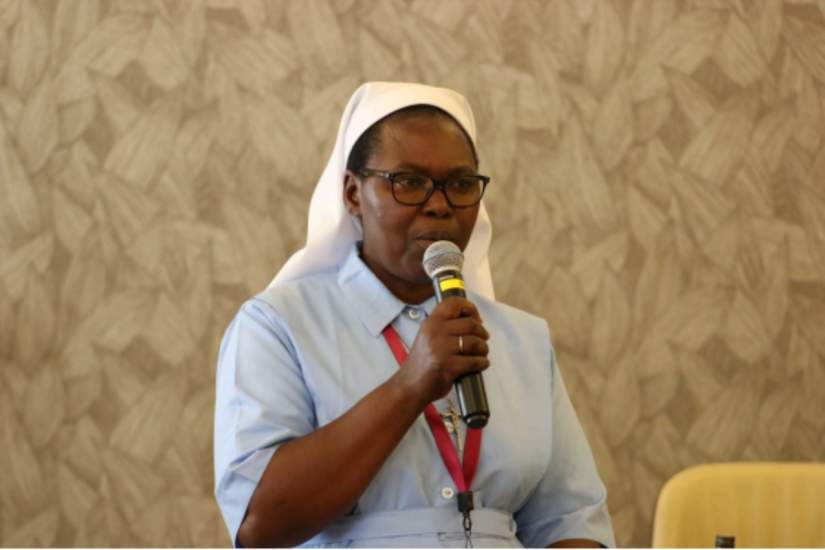 Sr. Veronica Takola Biribawa, MCESM, HESA Alum, sharing her story.