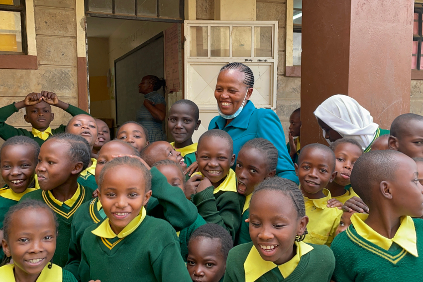 SLDI alumna Sr. Elizabeth Wambui in charge of the counseling services offered at the Reuben Center in Mukuru, Kenya.