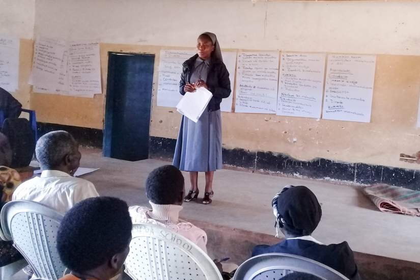 Graduating from the SLDI program and working as ASEC's Programs Coordinator in Malawi, Sr. Teresa has the confidence and facilitation skills to stand up in front of a group and teach effectively. Thanks for her skills in donor retention, the proceeds from her funded pig project will provide HIV/AIDS support in the Kamtande Village in Malawi.
