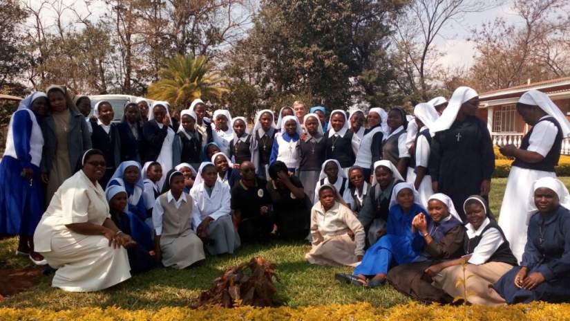 Group photo of Sr. Teresa's first workshop/class. Congratulations, Sr. Teresa. We are proud of your accomplishment.