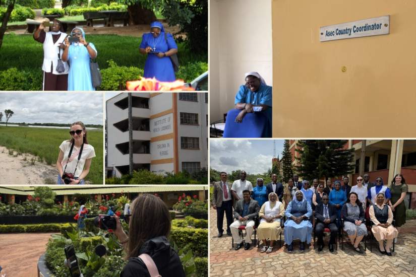 During site visits across Zambia, ASEC staff applied workshop lessons in real ministry settings, connected with partner institutions including DMI St. Eugene University, and explored service-learning and cultural sites to deepen global partnership.