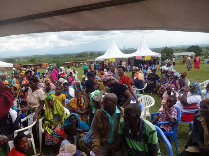 The free two-day camp took place at St. Claret Health Centre in western Uganda, benefiting 1743 people, including many women and children.