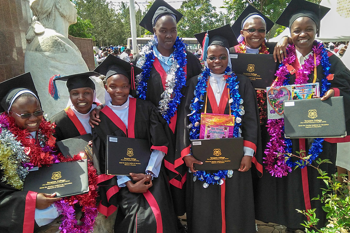 HESA students graduate from Tangaza College, Kenya (May, 2018).