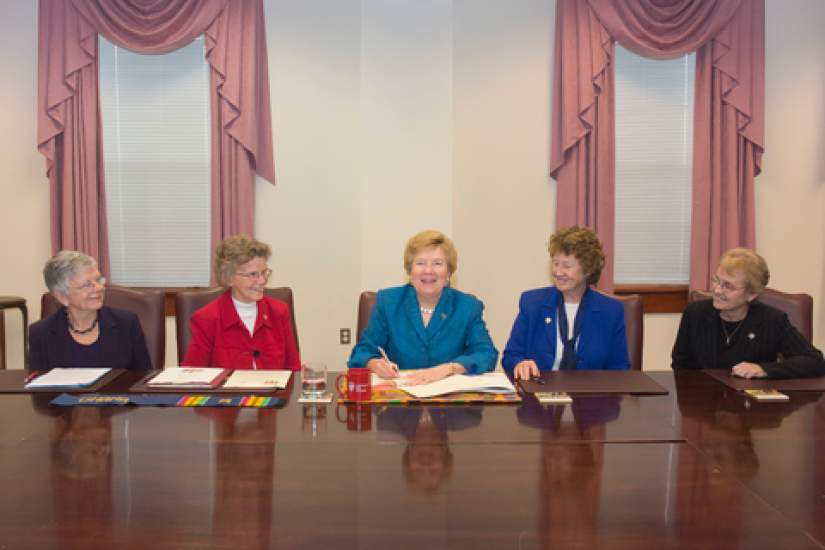 Chestnut Hill College and the Catholic University College of Ghana sign an MOU