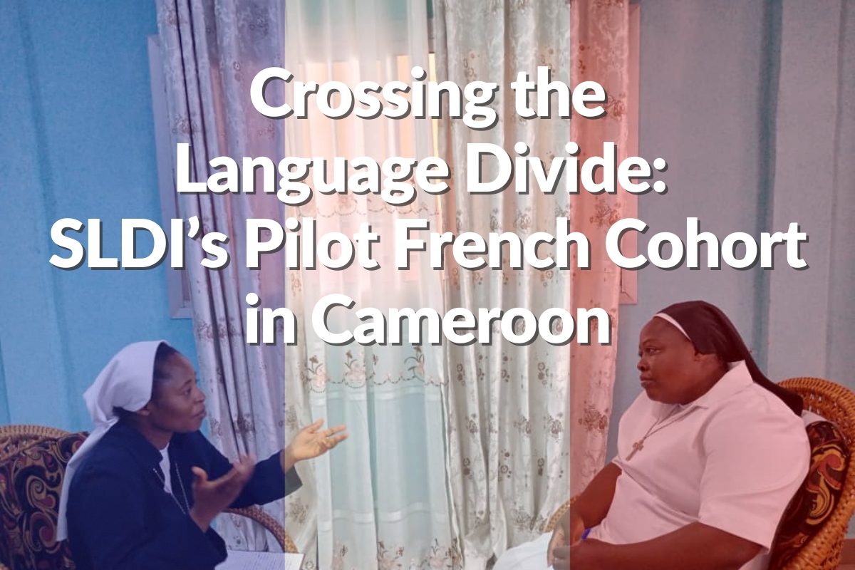 Sr. Archille Tchinwa, a Sister of Saint Ann (SSA), currently serves as a school teacher and vocation animator for her congregation. She is also a pioneer participant in ASEC’s first French speaking SLDI Finance cohort (2022-2024) in Cameroon. This new offering expands the reach of the SLDI program to the nearly 46% of sisters in Cameroon that are French speaking only, a previously underserved population of sisters in need of the vital skills and knowledge provided by SLDI. Although French-speaking by origin, Sr. Archille enthusiastically offered her perspectives on the pilot French SLDI workshop below.