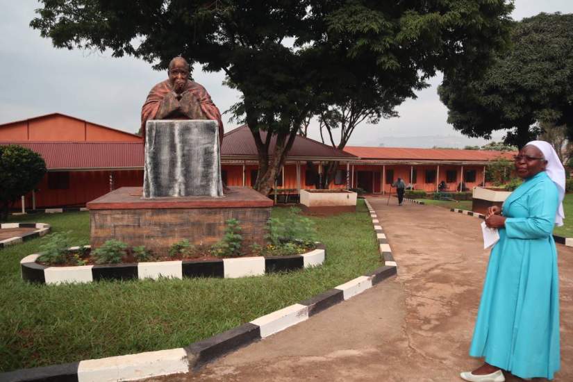 ASEC staff receive a tour of the Good Samaritan Sisters compound, including the elderly home and the clinic, during their site visit (June, 2019).