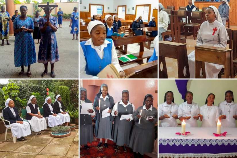 Sisters in Africa united in prayer during the COVID-19 pandemic.