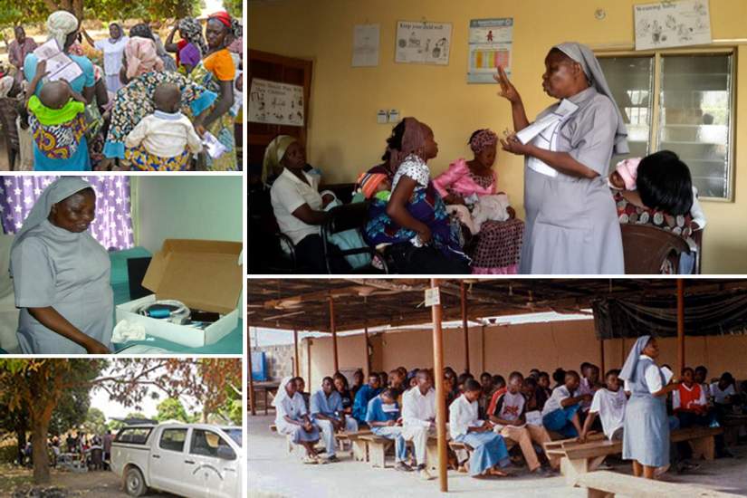 Sr. Eunice Okobia, MMM is a beneficiary of the Conrad N. Hilton Foundation SLDI Alumnae Signature Grant, receiving the funds to purchase a cervical screening machine for her medical clinic.