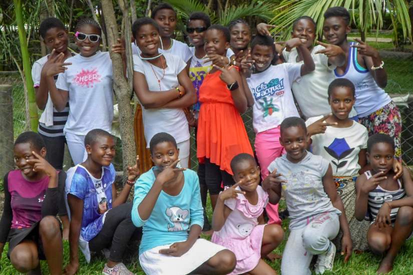 Every day, Sr. Matilda and her congregation are working towards equality for all people, especially children. Here are some of the girls they care for, including two sisters, Margaret and Cecilia.