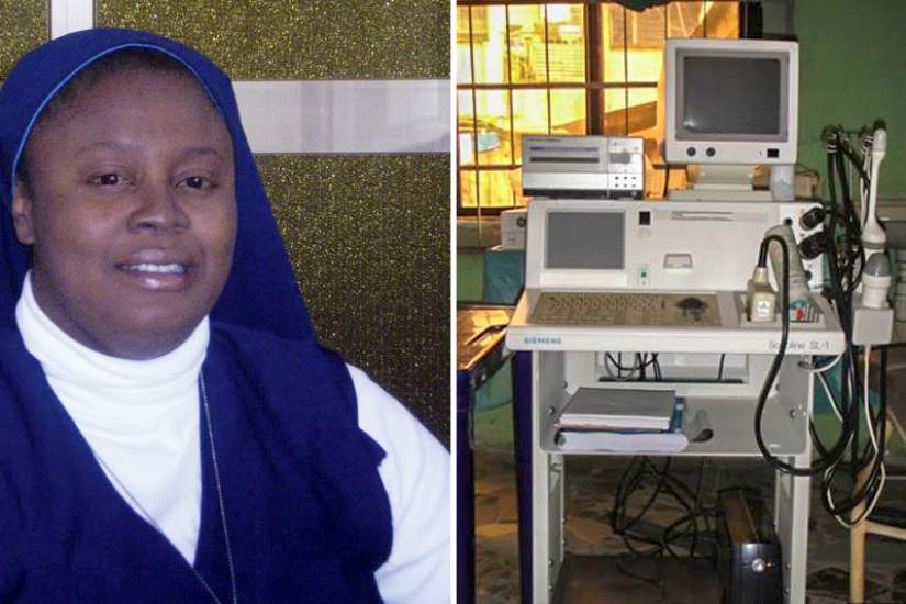 Sr. Jose Maria Nonye Anyawu, HFSN used the skills she learned in ASEC's SLDI program to secure grant funding for an ultrasound machine.