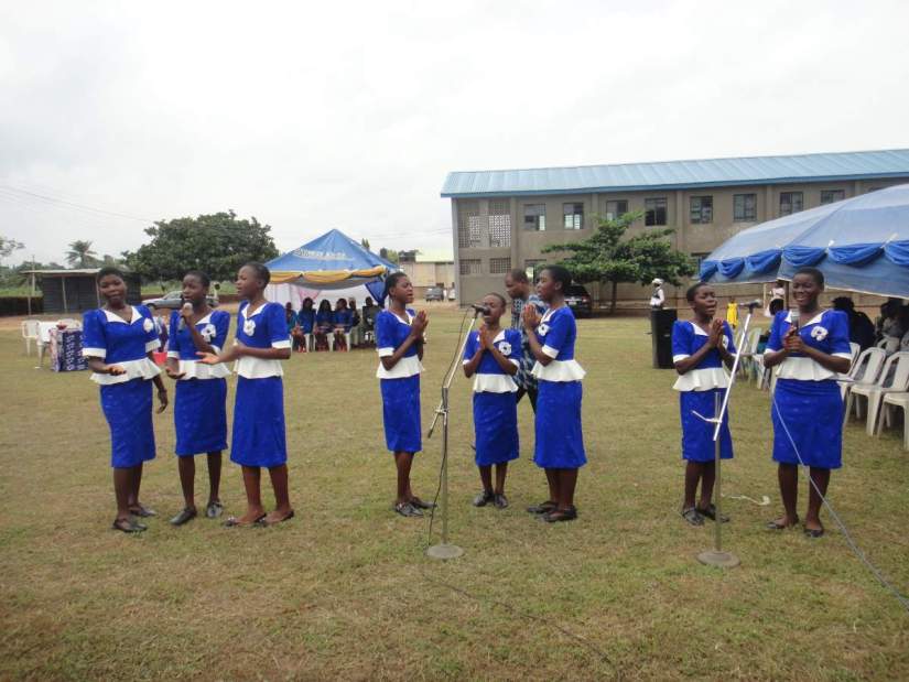 Amina is now participating in school functions, thanks to the support provided by Sr. Virginia. The sisters were able to convince Amina's guardian to allow her to go to school as long as Sr. Virginia and the other sisters were able to secure funding to sponsor her tuition.