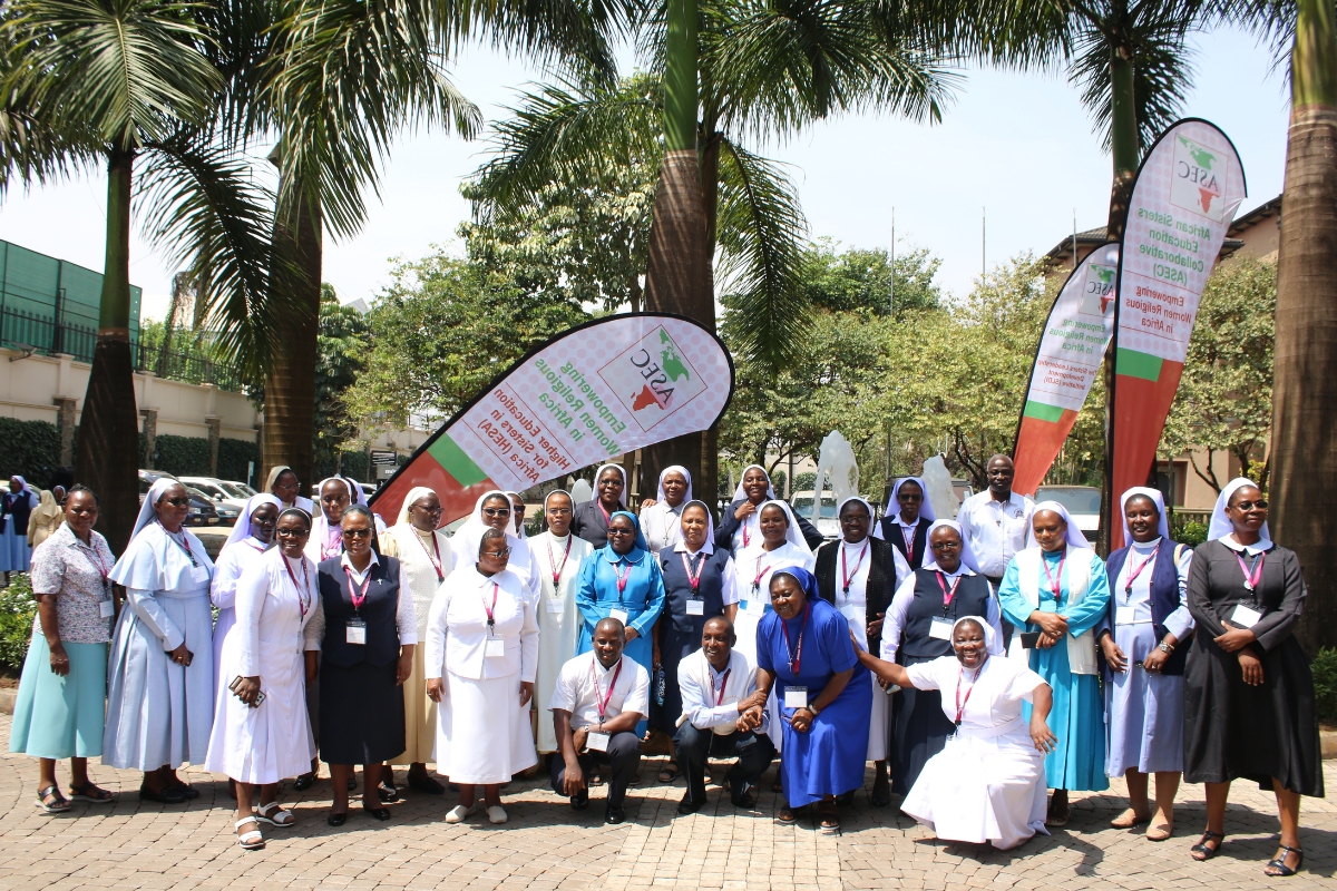 Sisters, brothers, and partners gather in Kampala, Uganda, for the SLDI Executive Secretaries Workshop. The event fostered learning, networking, and deeper understanding of ASEC and SLDI Phase VII to strengthen leadership and program impact.
