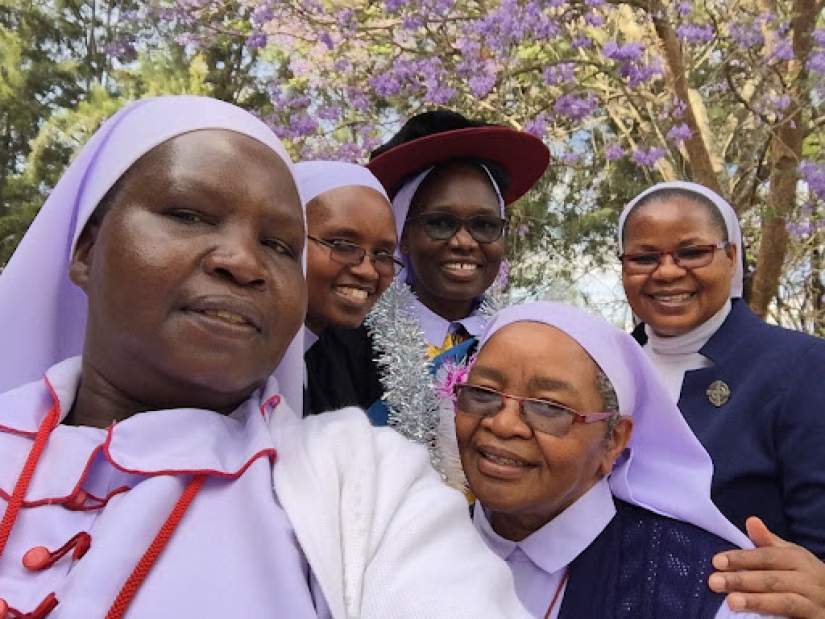 Sr. Janet is from South Sudan and is a member of the Missionary Sisters of the Blessed Virgin Mary congregation.