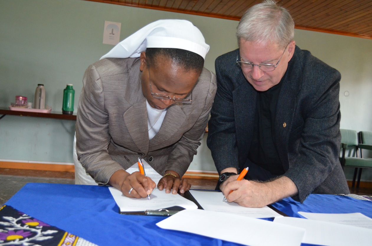 Signing of Framework of Reference with Tangaza University College