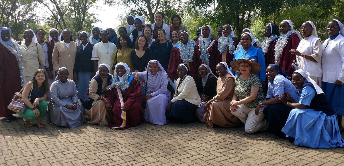 Service Learning participants also attended and celebrated the graduation for the HESA sisters at the Catholic University of East Africa (CUEA).