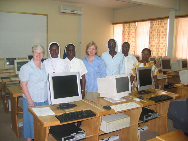During the site visit we inspected the computer labs in Nairobi, Kenya and Cape Coast, Ghana.
