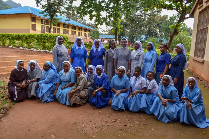 2019 Secondary School Scholarship Recipients at Bigwa Sisters Secondary School in Morogoro, Tanzania. Forty students were served at this location in 2019, with 20 new and 20 returning scholarship recipients.