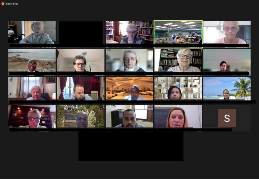 Virtual attendees at the 2022 Advisory Board meeting.