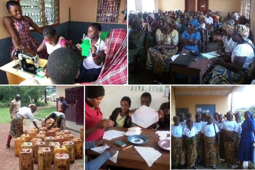 SLDI alumna Sr. Caroline Acha, SST, created a Women’s Empowerment Center in rural Cameroon where she offers training and education to local women, which helps them create and obtain jobs.
