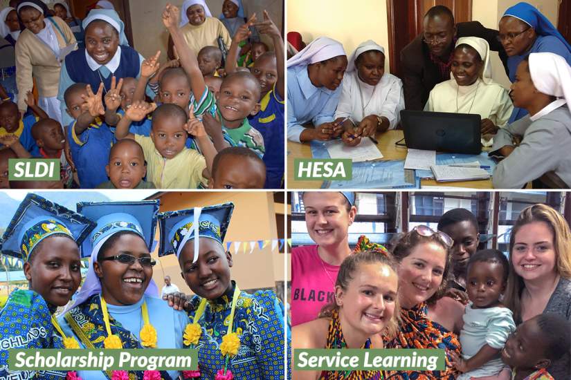 ASEC has four flagship programs: Sisters Leadership Development Initiative (SLDI), Higher Education for Sisters in Africa (HESA), Scholarship Program and Service Learning.