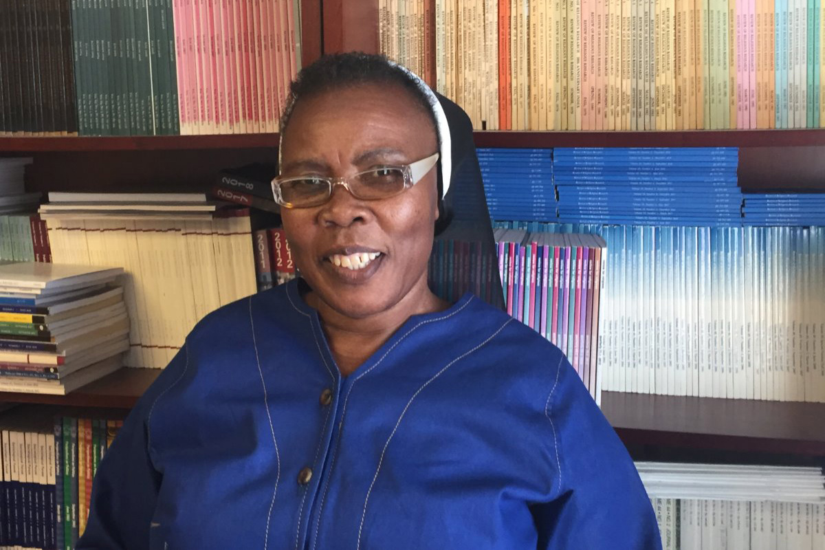 Sr. Aloysia Sebueng Makoae, SNJM, Lesotho, arrived at Georgetown on February 7, 2020 for a six month research fellowship.
