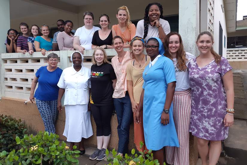 Service Learning Participants in Ghana (June, 2019)