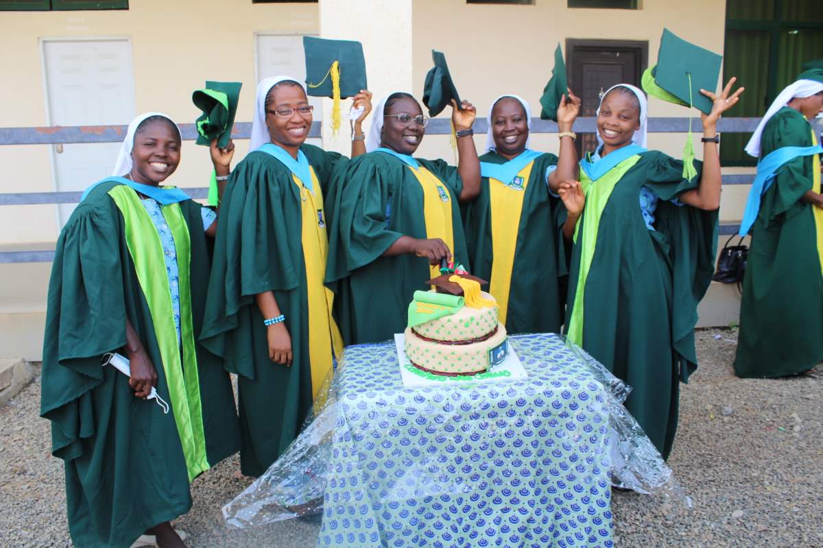 HESA best-in-class graduates from Veritas University in Nigeria at the ASEC graduation celebration (2021).