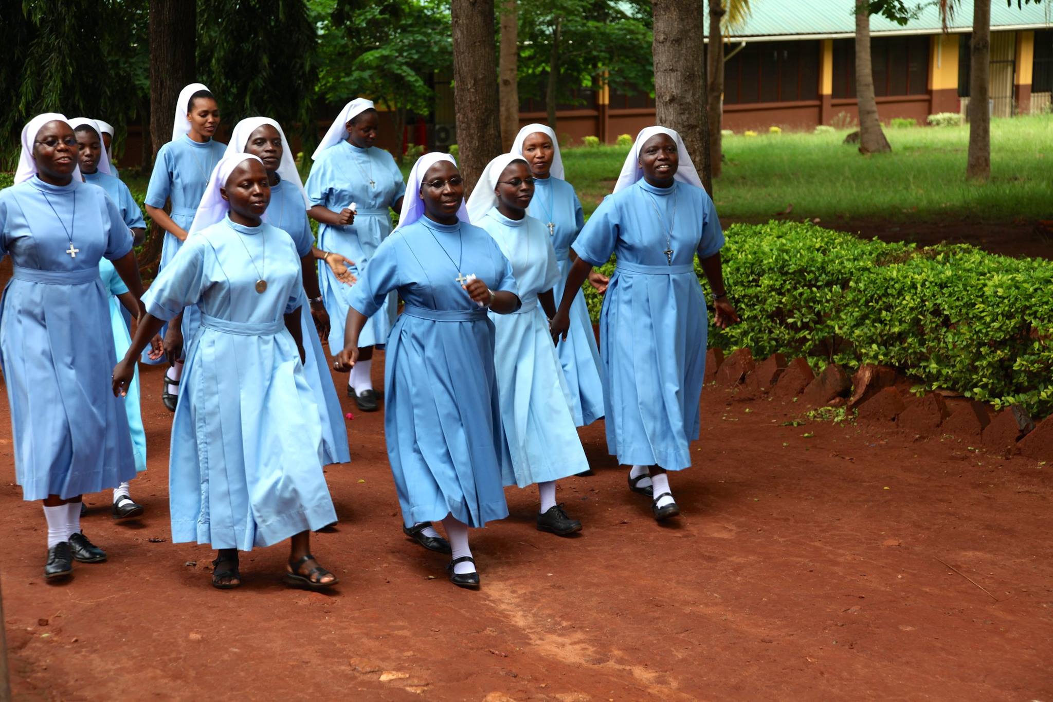 Bigwa Scholarship Program sisters marching