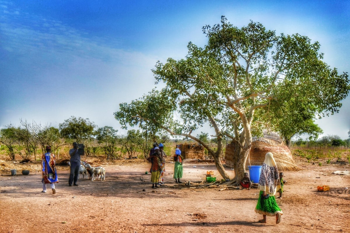 View of the landscape in Ghana