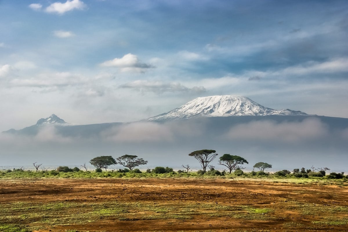 View of the landscape in Kenya