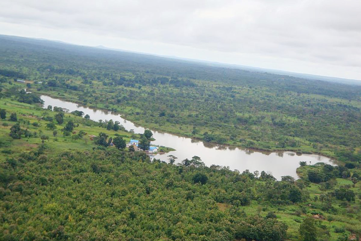 View of the landscape in South Sudan