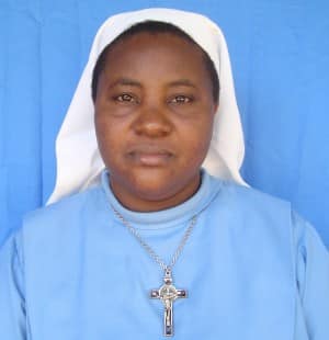 SR WINFRIDA L CHIUNGA VIRGIN MARY THE HELP OF CHRISTIANS NDANDA Age yrs