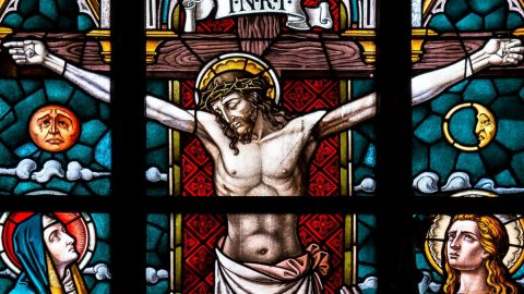 jesusoncross-stainedglass_web